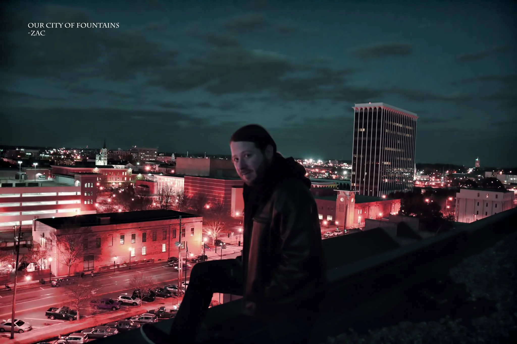 "My name is Zac Young, I'm 27. I am a musician and a writer. I've visited many places for my music, but I was born and raised here. I could drive a taxi here, 'cause I know the roads so well. I've lived in every exit, damn near." - Do you think you could live in another city, another place, and re-establish yourself easily somewhere else? Would you want to? - "Absolutely, yeah. I've considered many cities. Nashville, Austin and Savannah are interesting. I feel like that would be my kind of spot. The culture in all of those cities are great. I'd come back to Columbus though...eventually." - What were your earliest memories of playing music? - " The earliest? Well, I come from a line of musicians. My grandfather was a musician. My dad is a musician...and, as a kid, I was embarrassed by that, because my dad did it so it wasn't 'cool' to me because I was 'going to be an athlete.' (Laughs) So, I think I was in the tenth grade....for silly reasons I wasn't allowed to play in the basketball team anymore because I'd been in trouble too much, which upset me at the time, but if it hadn't been for that....I never would have gone to music. I was just learning how to play guitar at the time. I told myself, I wasn't going to let the bloodline end with me as the kid who didn't continue the music. So then, I just really got into it." - Did you feel any pressure to do it? Did you feel you had to? - "Nah. What's funny about most musician-stories is, or I feel like the better stories are...you know, hearing about musicians say things like, 'My parent's didn't support it...or they would say "Stay away from that Devil rock n' roll music!' But my family endorsed it to the max. I always had support from them and they were excited about it. They still support me to this day doing it even though I'm 27 now instead of being 18. When I turned 21, Stereomonster came together. We did that full time for six years. It's been an awesome ride." 