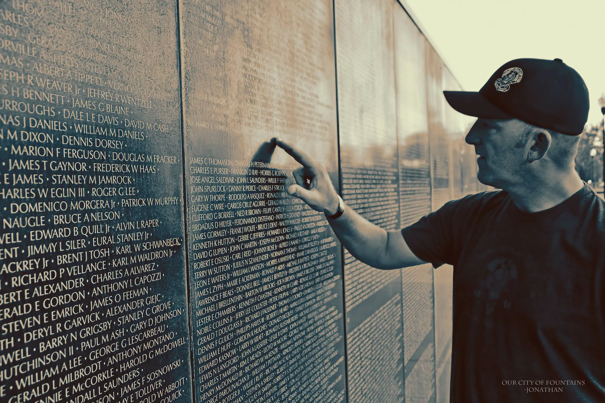  "I'm hoping that the soldiers here take advantage of this place (The National Infantry Museum). The unit I was in, would bring in some guys who fought in Hamburger Hill or some of those types of battles. We'd sit and have dinner or breakfast or whatever, and those guys would sit around the table and talk about us...tell us we were heroes...and I'm just like, I've seen what you guys had to go throu gh. I read the books and saw the movies of what you guys had to go through. For us to be around those guys as much as we are...the Army is really good to us. You come to Ft. Benning and you see the sports, and all of the recreational things to do. If it wasn't for those guys, those soldiers who gave their lives...or people like my dad, who went through 'the suck.'...they're the reasons we have what we have today."