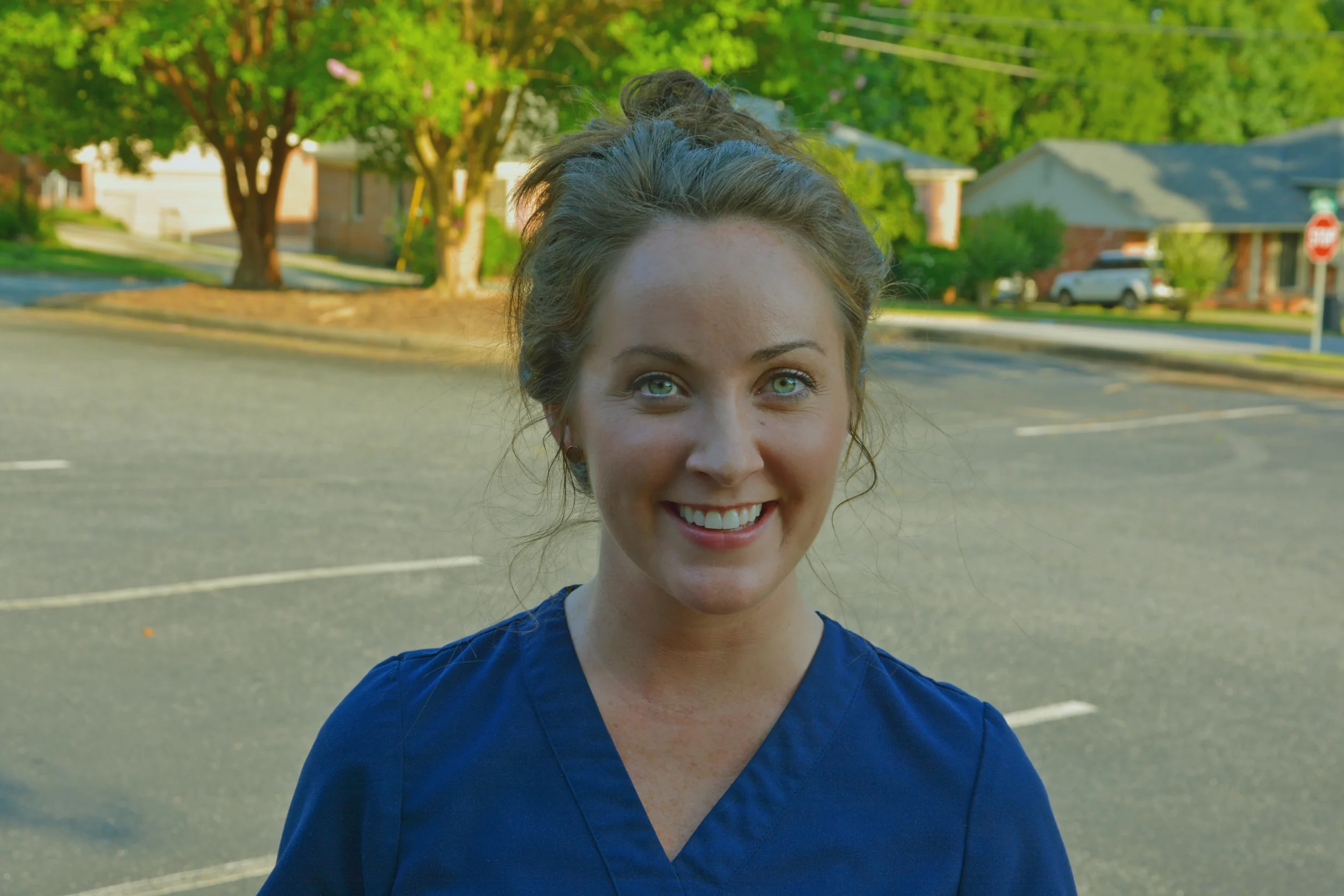 “My name is Brenn Butler, I’m 27 years old. I was born and raised in Columbus, Georgia. I’m a Dental Assistant; I was trained on the job almost four years ago and started with no experience. It’s a huge passion of mine now. I couldn’t have chosen a better job for myself.” - You didn’t know that going into it though? “No. It was one of those things that…I was looking to start a new career. I was at a place where I had to…my life basically started over from scratch about five years ago; I hadn’t finished school, I wasn’t in a place where I was in a career. I put in for an application, not really thinking much about it. The way it happened was much better than I could have planned. We are a staff of thirteen women. Here we encourage each other and we love each other. We spend more time here than we do at home with our families. When life events happen and big things come about we each get the support that we need. I’m an only child so having sisters to lift each other up every day is just an added plus to the job. As far as the job itself…so many people are terrified of the Dentist. People have had bad experiences. That’s the cool thing though because we have those patients that come in terrified and need to be on Nitrous, or need some sort of sedation…here we work with them and break down all of their fears while gaining their trust. It certainly fulfills me. This is what makes our job special. For children too, except we get the chance to make a child’s first experience great. A child’s first experience at the dentist can change their perspective for life.”