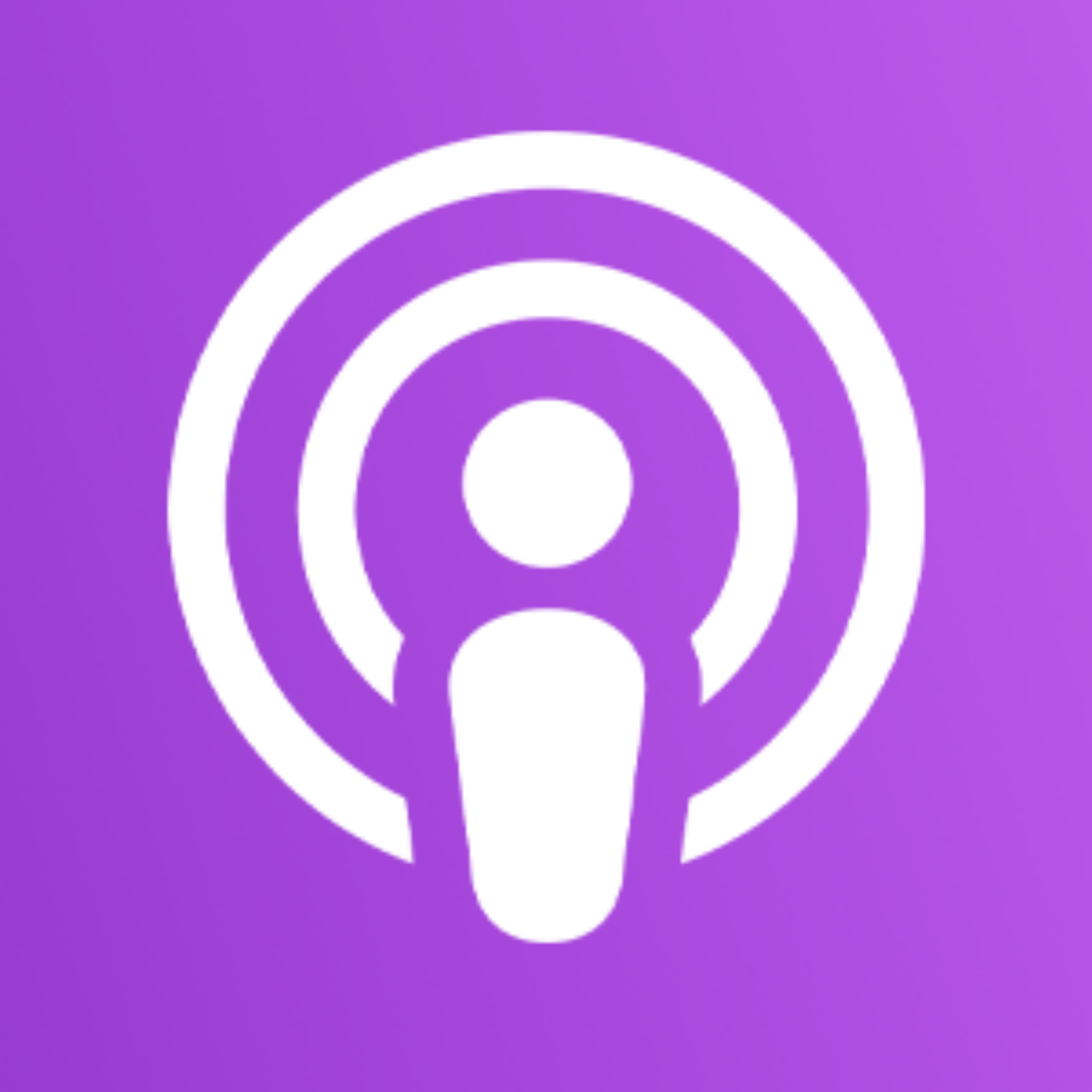 A white Wi-Fi symbol with curved lines radiating outward on a purple background.