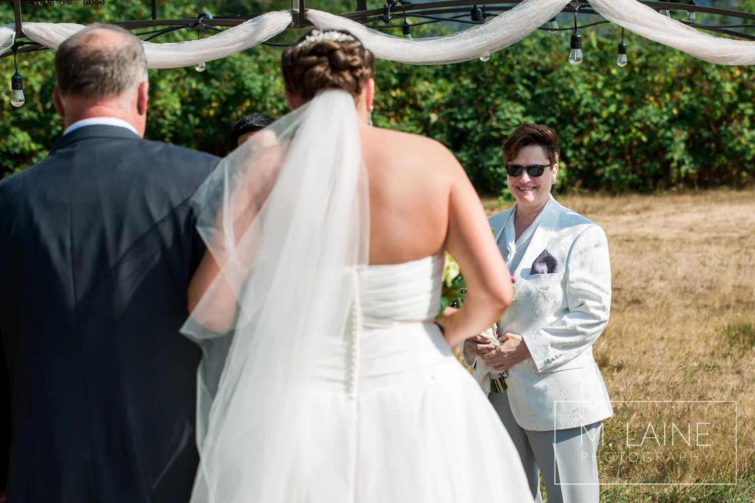 Same Sex Backyard Wedding in Buckley, Washington
