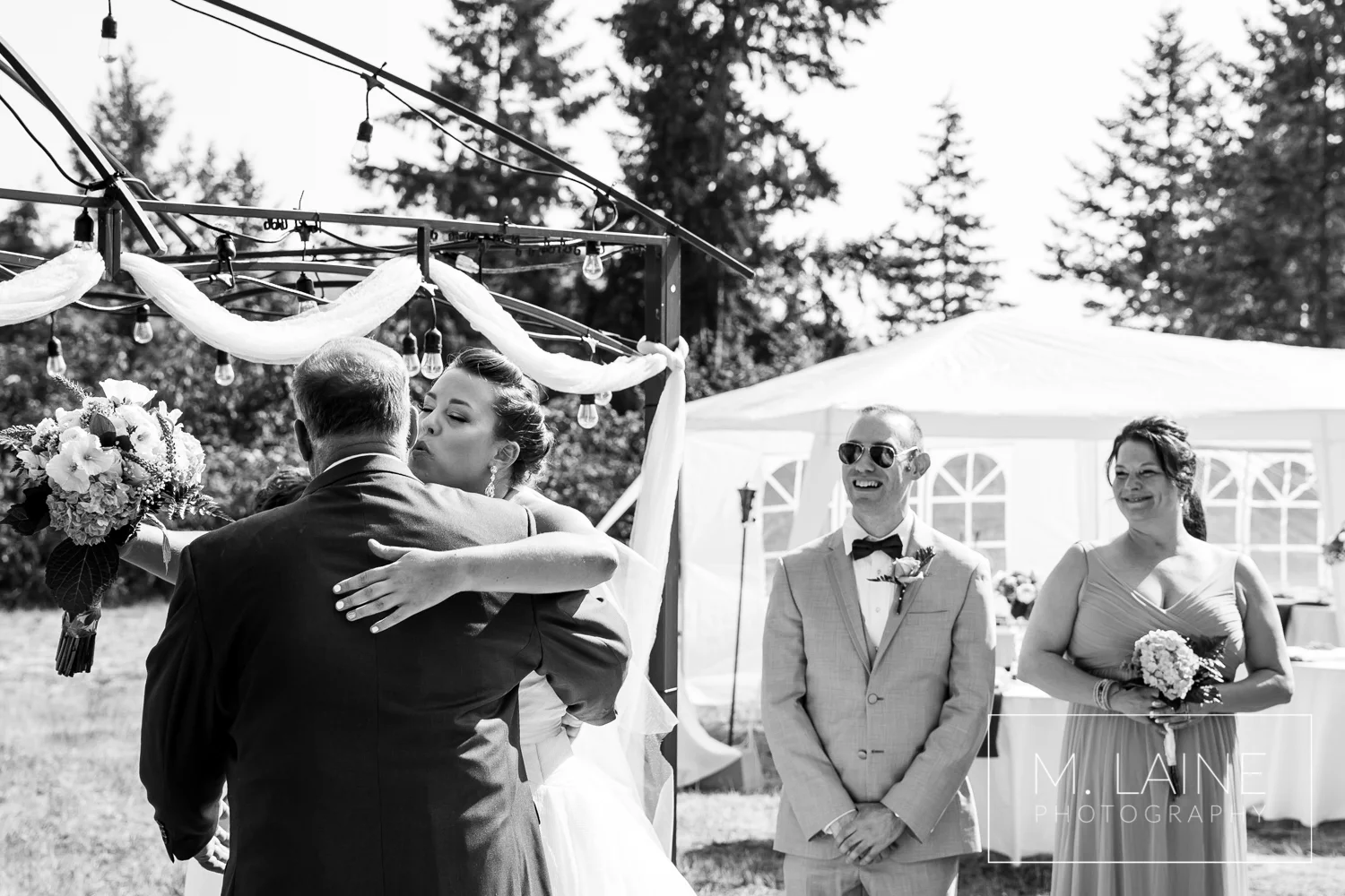 Same Sex Backyard Wedding in Buckley, Washington