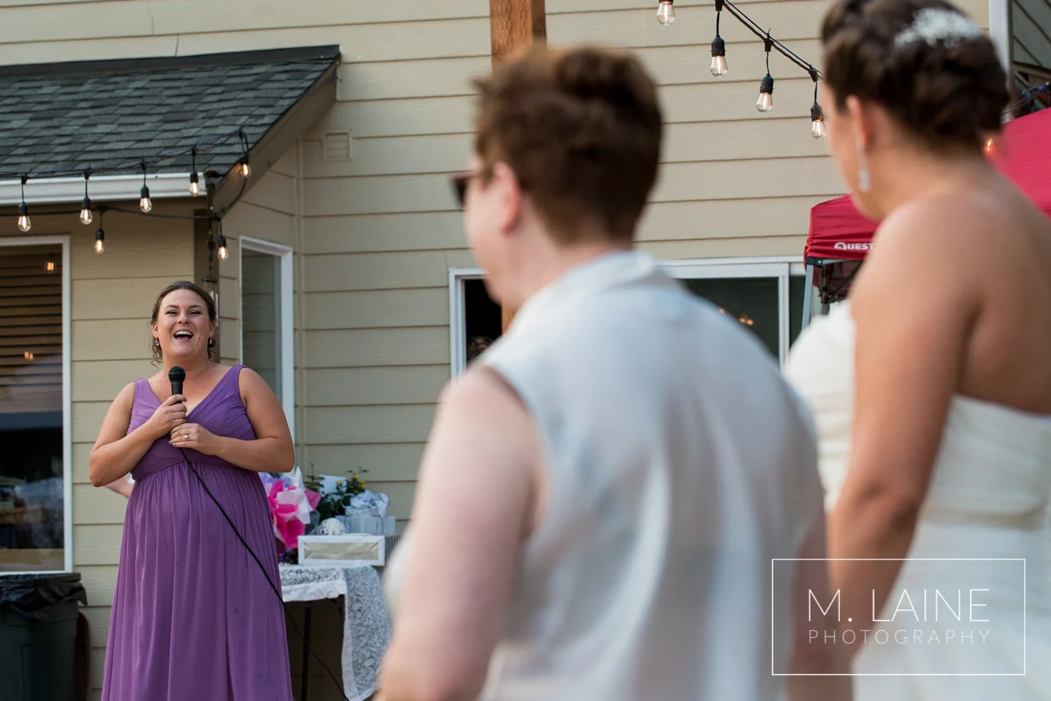 Same Sex Backyard Wedding in Buckley, Washington