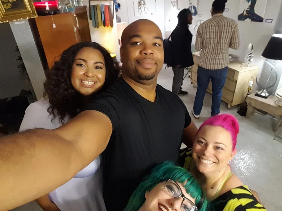 A few amazing people who make my even possible including my photographer (@contrast_pics) my hair stylist and co owner of Rebel Salon and Vintage, Annie (@anniec3po) and Alex- another stylist at Rebel (@superhairo87). All we were missing in our photo was Miles! (@lakme72)