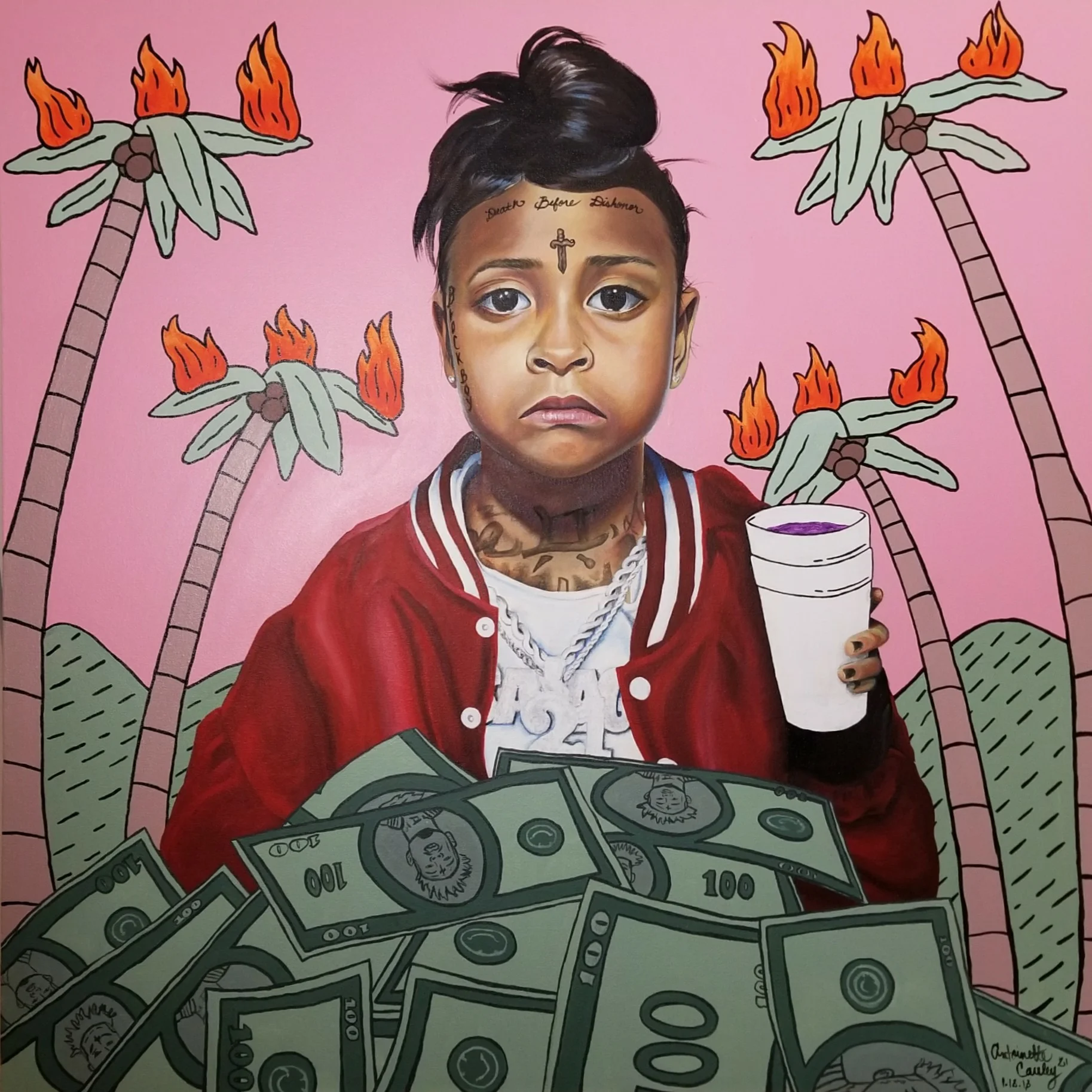 "Numb The Pain With The Money"