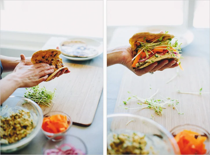 naan sammiches . sprouted kitchen