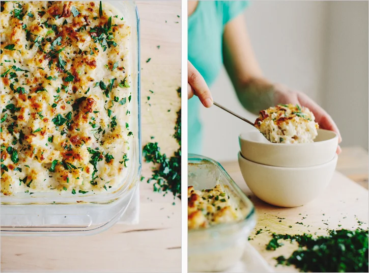 Cauliflower & Brown Rice Gratin . Sprouted Kitchen