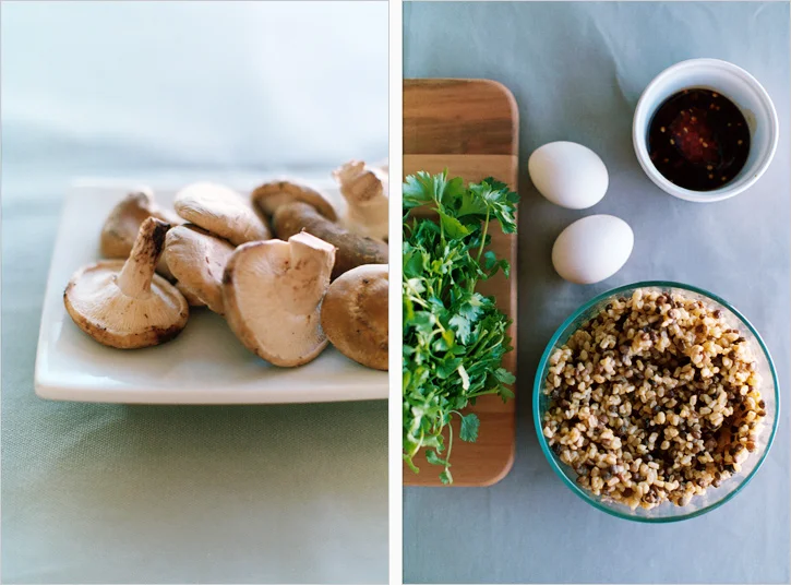 Asian Nuggets with Sauteed Greens & Tahini Sauce . Sprouted Kitchen