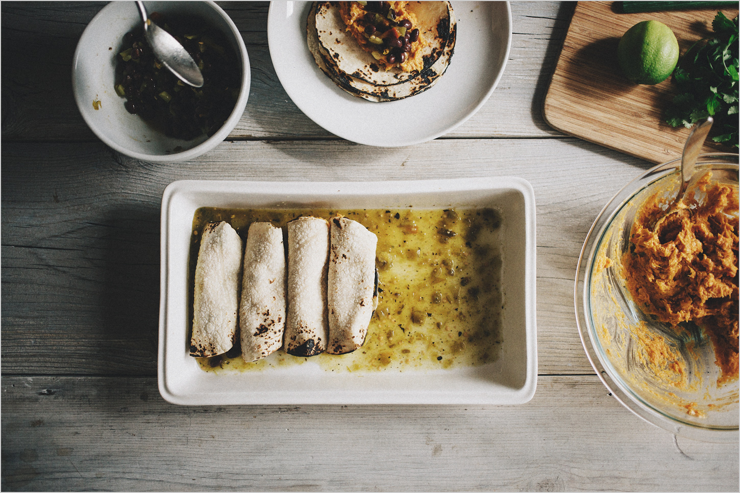 Winter Veggie Enchiladas. Sprouted Kitchen