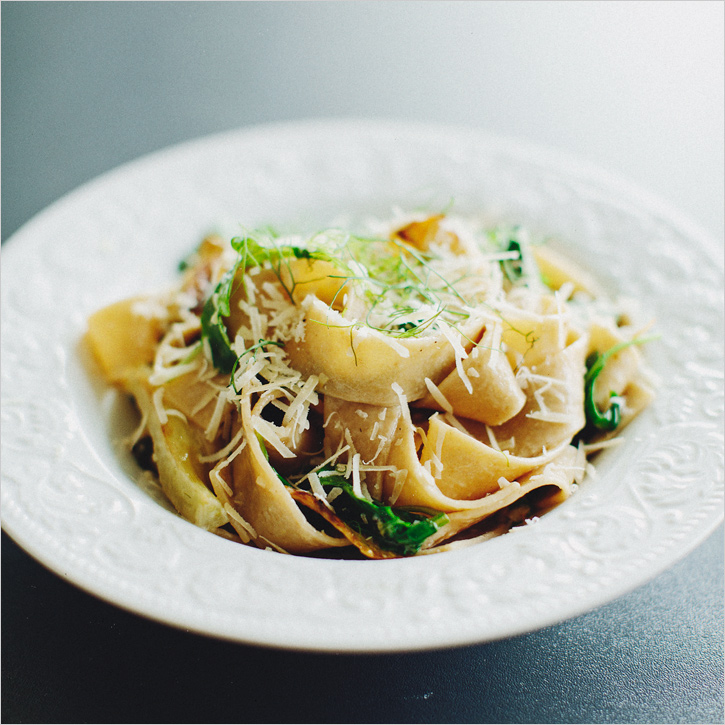 pasta with fennel, arugula & lemon . sprouted kitchen