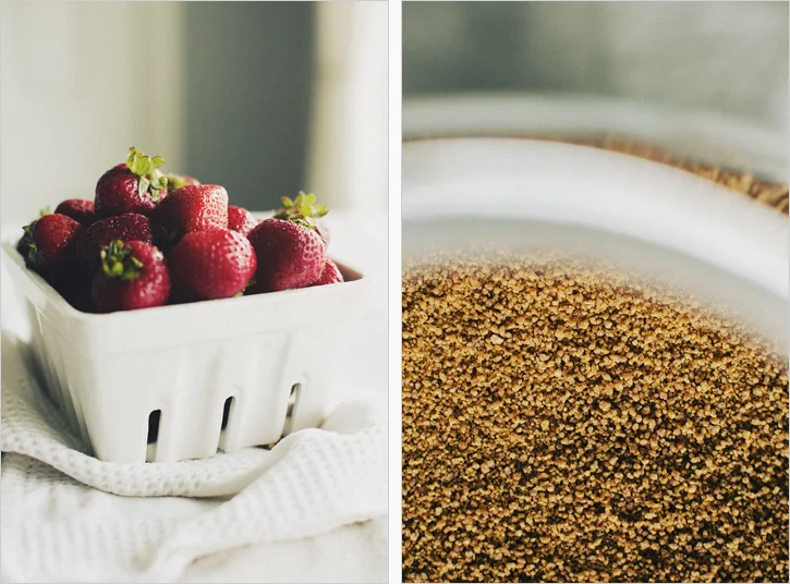 mini roasted strawberry almond meal muffins . sprouted kitchen