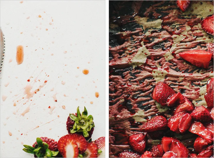 mini roasted strawberry almond meal muffins . sprouted kitchen