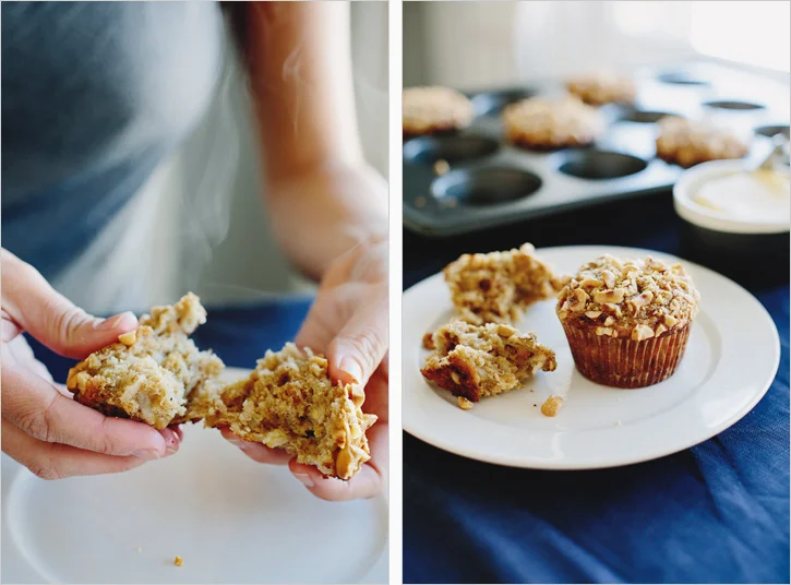 Pear & Hazelnut Oat Muffins