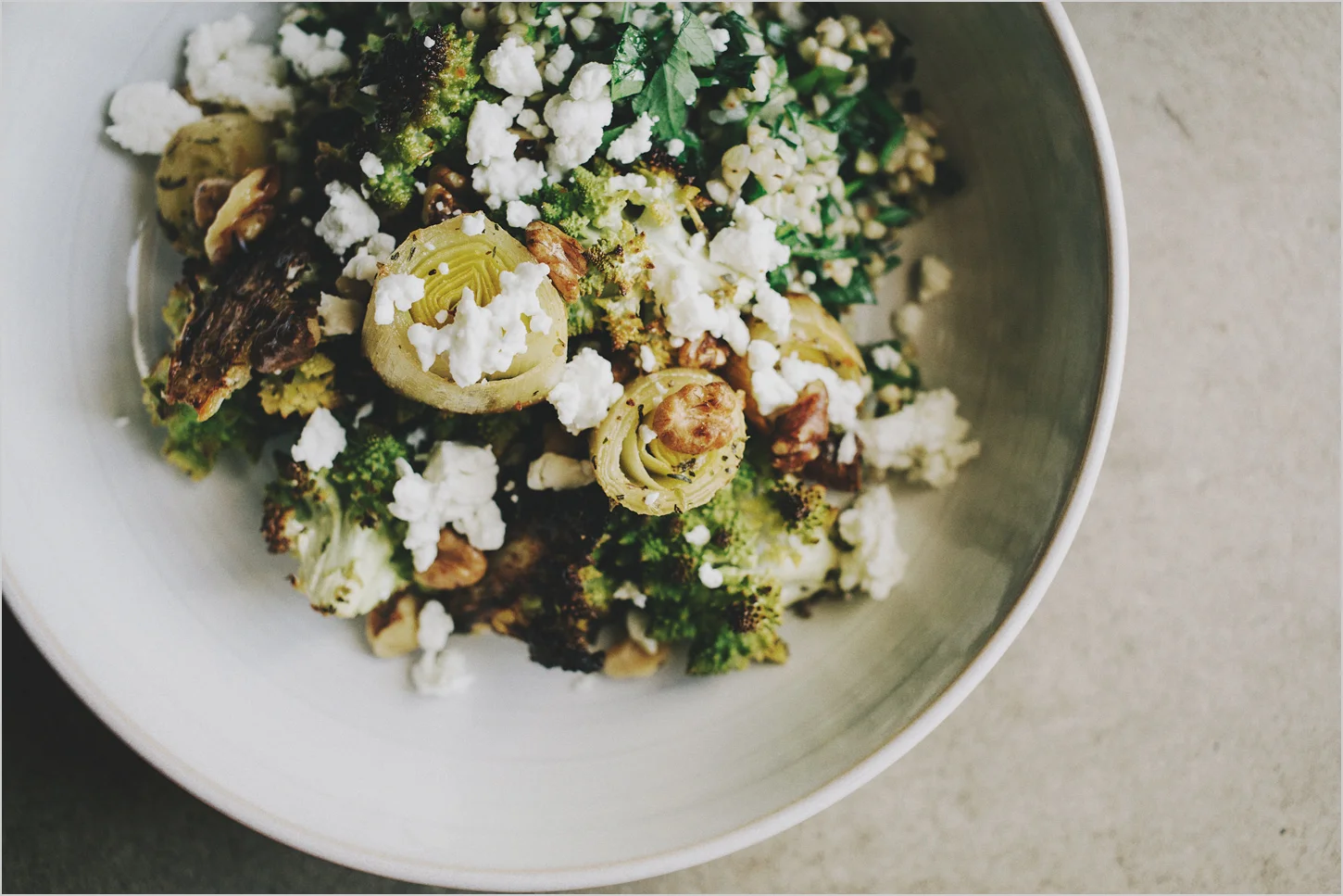 Romanesco & Leek Buckwheat Bowl . Sprouted Kitchen