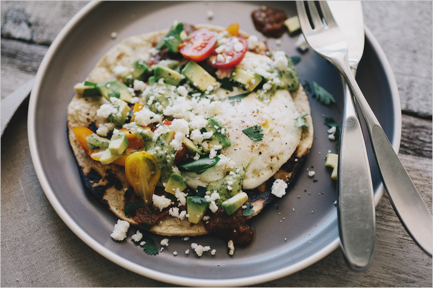 Seven Spoons Tostada . Sprouted Kitchen