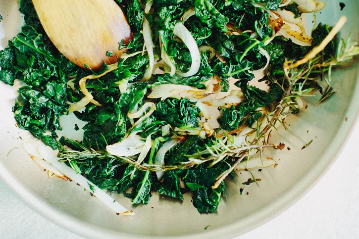 Slow-Cooked Kale Omelette . Sprouted Kitchen