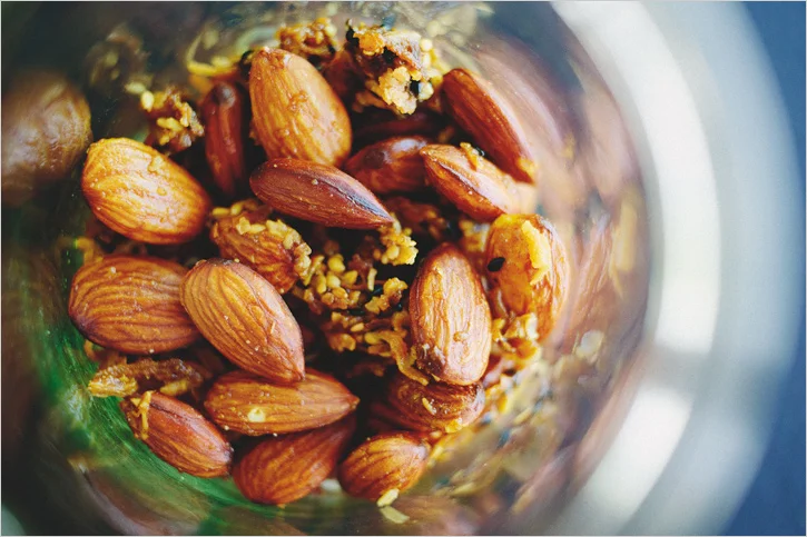 curry roasted almonds . sprouted kitchen