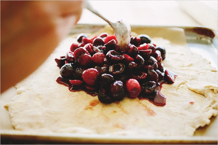 cherry galette . sprouted kitchen