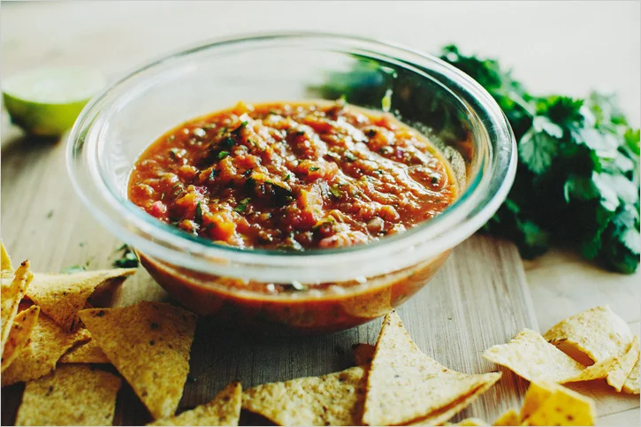 grilled serrano salsa . sprouted kitchen