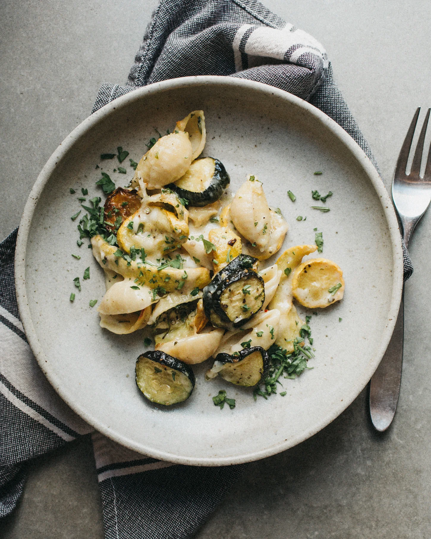 ROASTED ZUCCHINI PASTA BAKE 