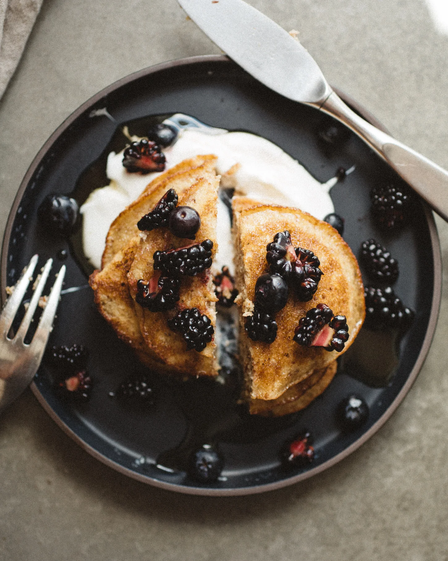 COCONUT + ALMOND FLOUR PANCAKES