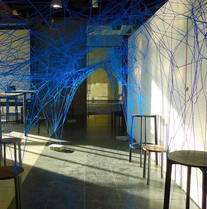 Installation view at The Food Court, Float Show - Nomad , (artists, Ara Dolation and Michele Donegan), Sept - Oct 2014