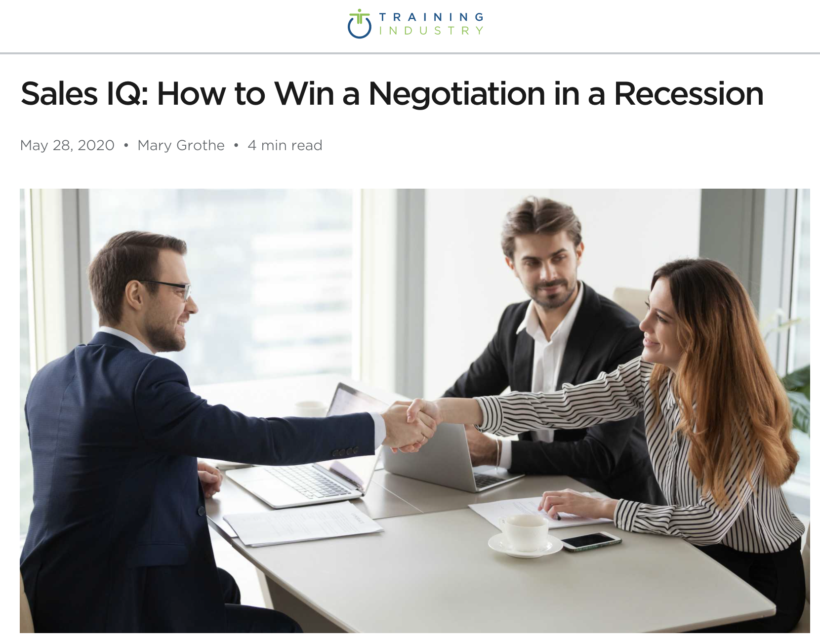 How to Win a Negotiation in a Recession