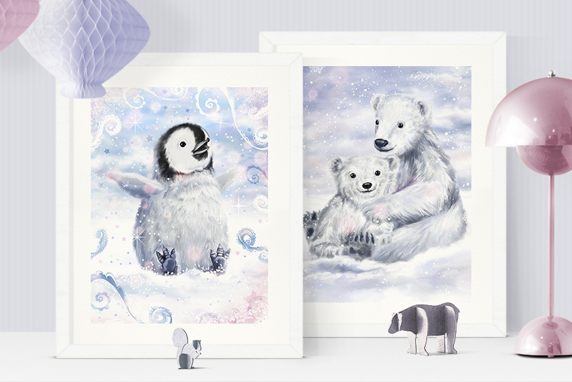 Patrick & Bear Hug Duo Art Print Mockup 1.jpg