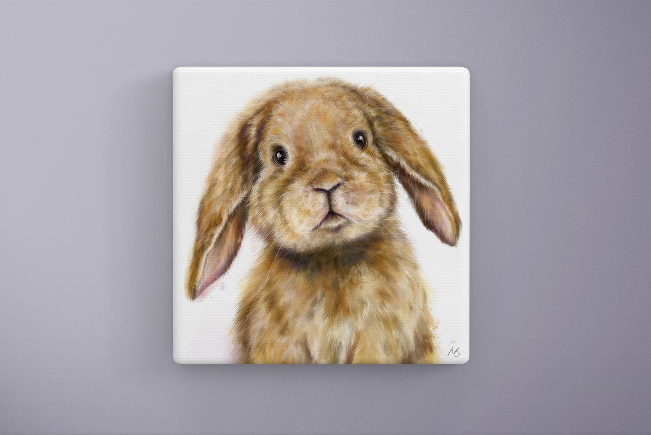 Flopsy Bunny Rabbit Canvas Hanging 1.jpg
