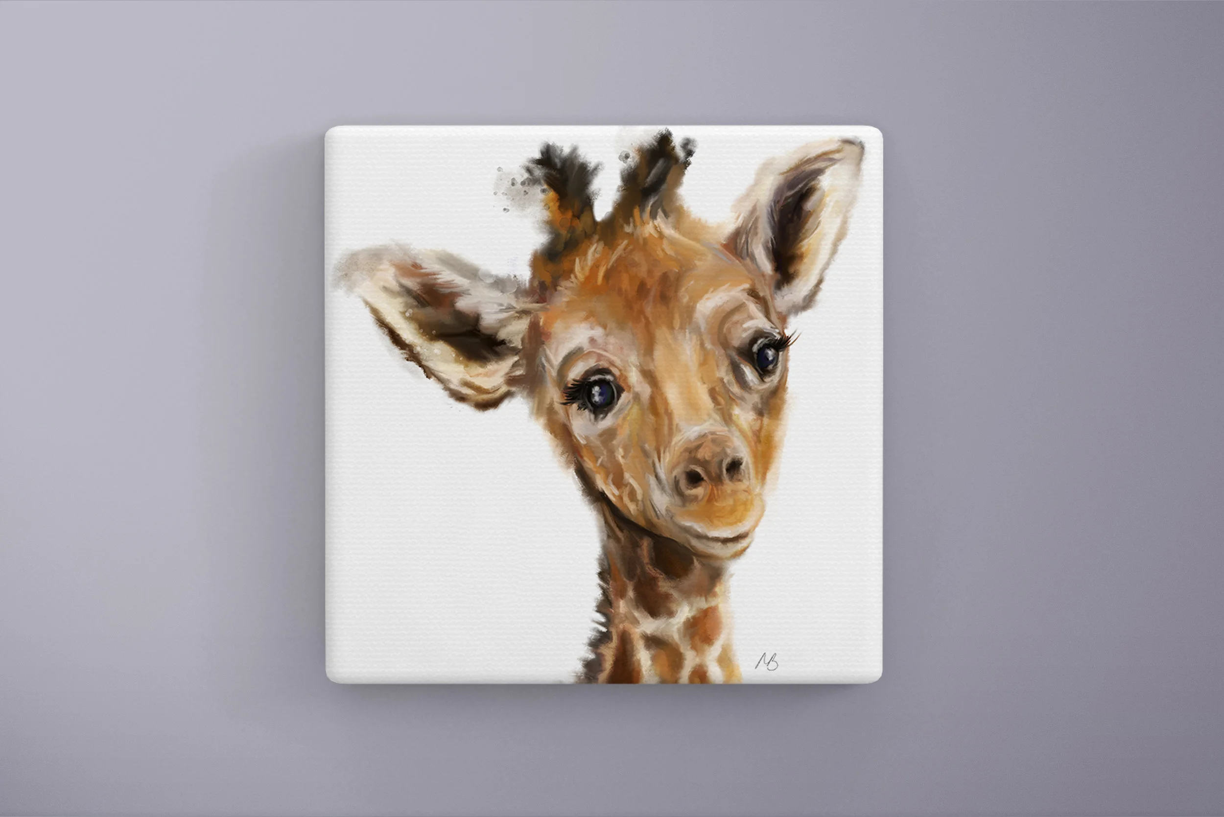 George Giraffe Canvas Hanging 1.jpg