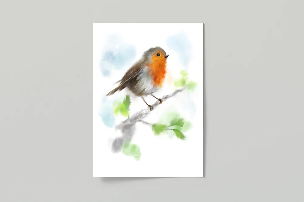 Watercolour Robin - A3 Poster Mockup 2.jpg