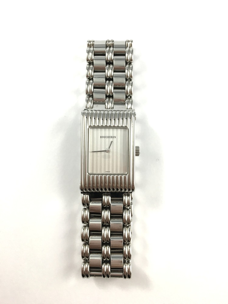 Montre Boucheron Reflet en acier grand modèle 