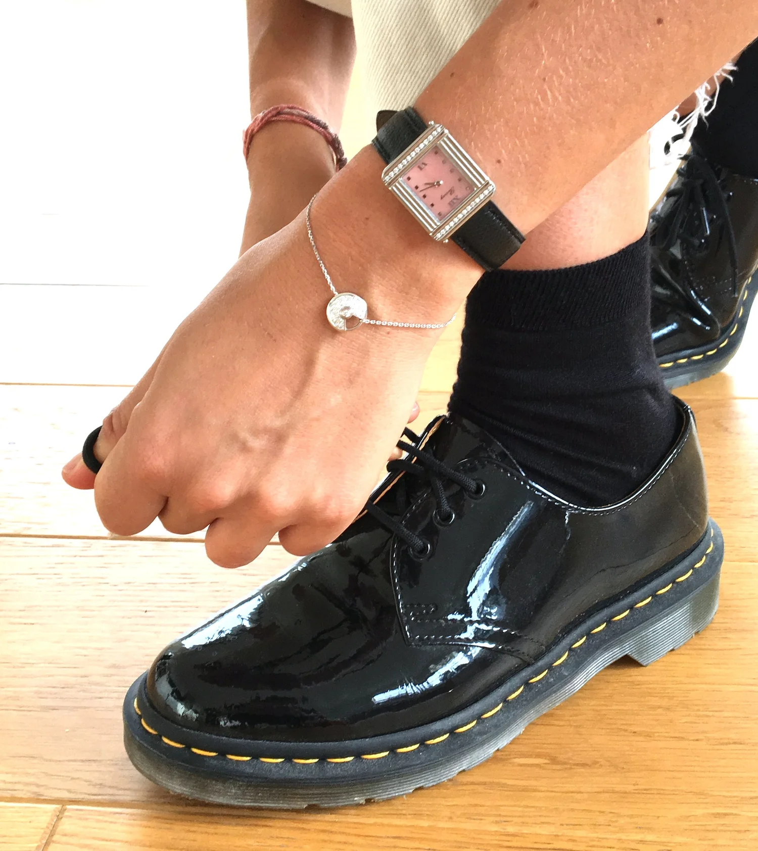 Bracelet De Montre Poiray Ma Première - Cuir Jaune 17mm - Longueur 133mm - Grand Modèle - Neuf