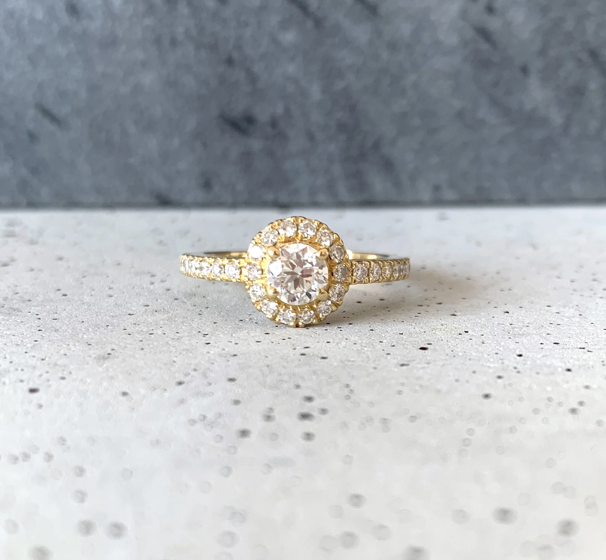 bague fiancaille or