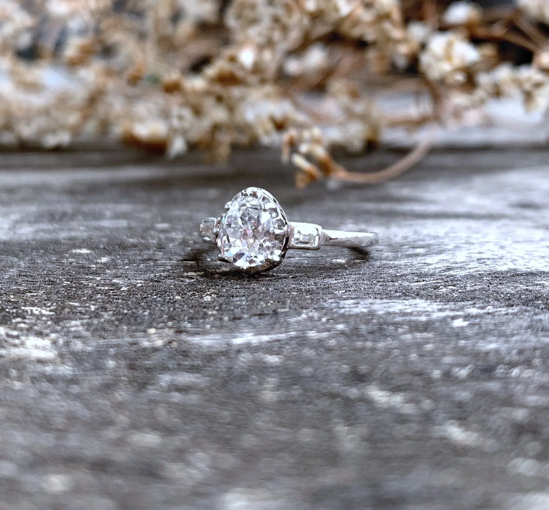 bague diamant ancienne