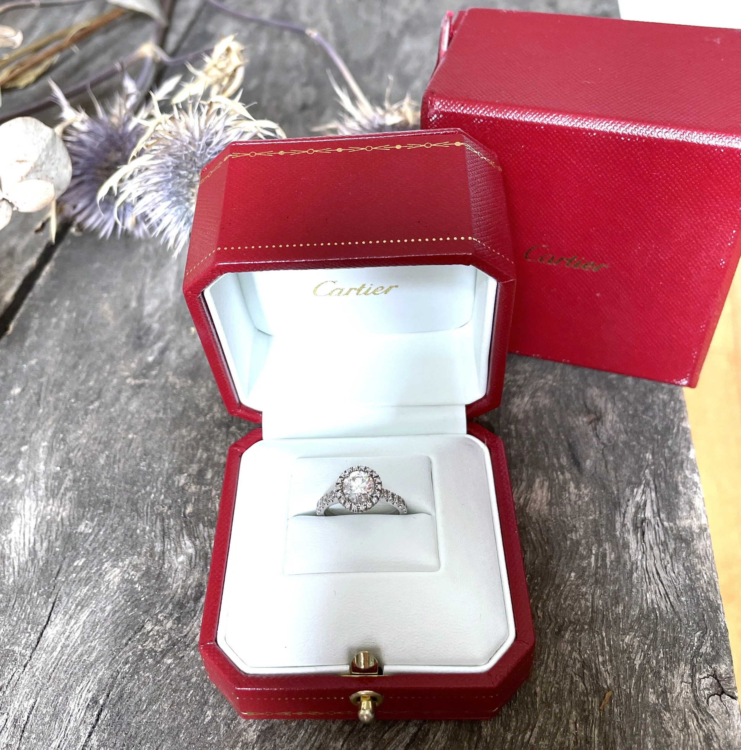 bague de fiancaille cartier