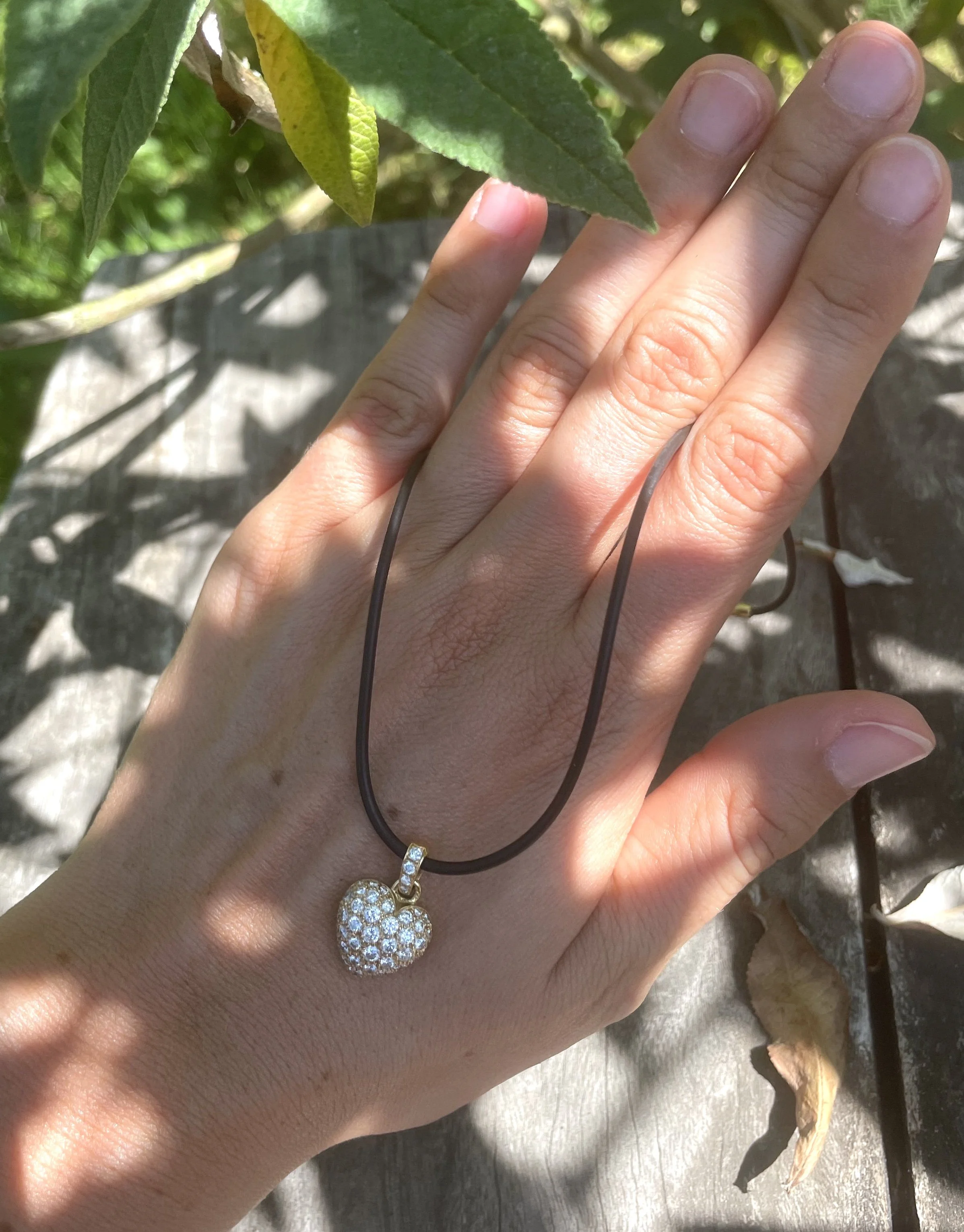 Collier Ancien Avec Pendentif - Chaîne Vintage - Occasion - Référence N227