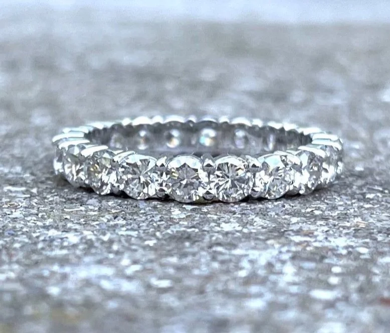 Alliance Fantaisie Dolly-Bijoux T54 - Double Rail De Diamants & Rubis Cz - Plaqué Or 18K 5 Microns