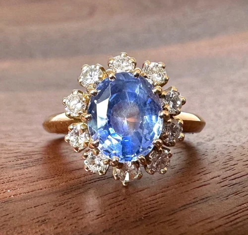 Bague rétro ancienne fantaisie taille 54, bijou vintage