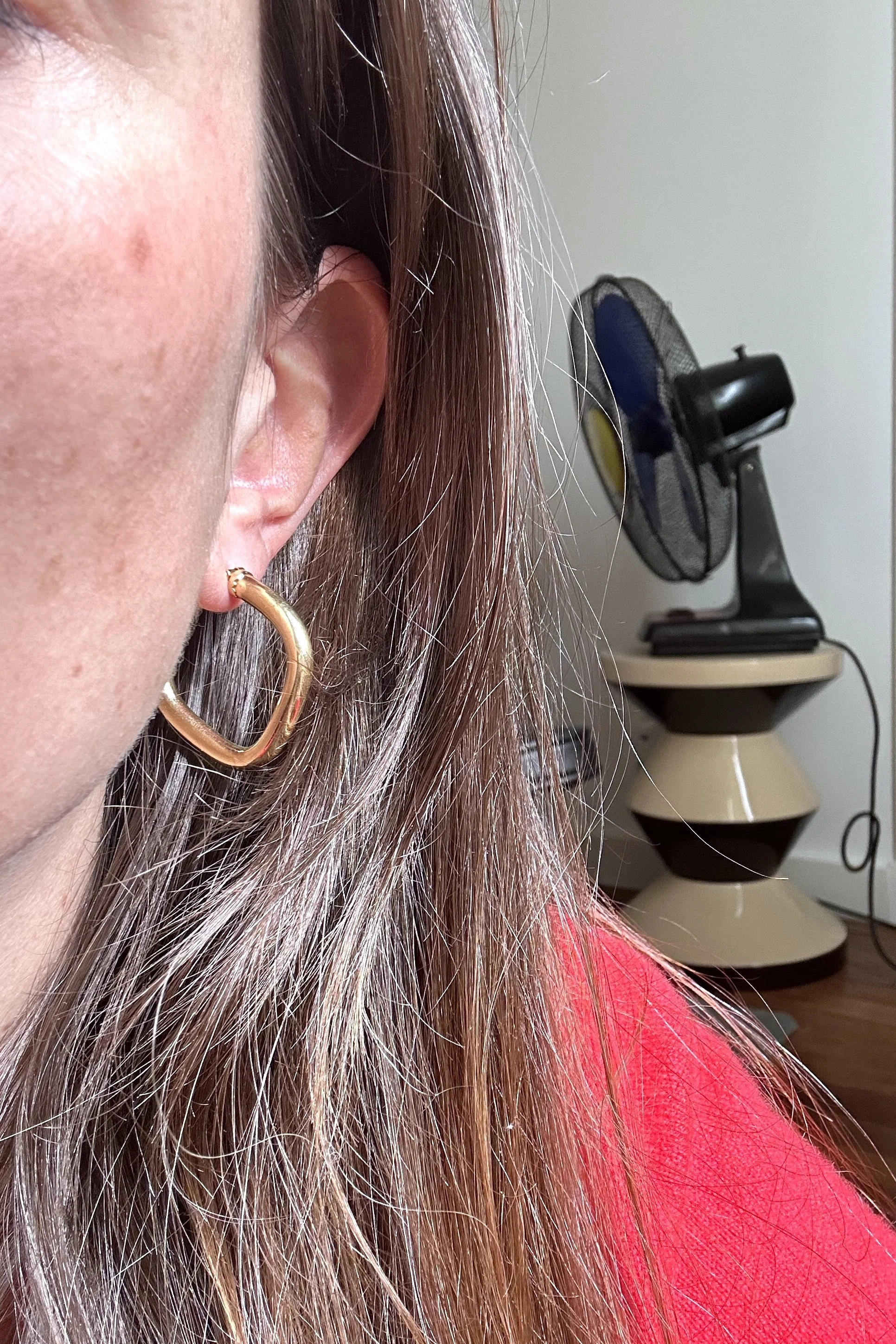 Boucles d'oreilles Vintage Golden Brown
