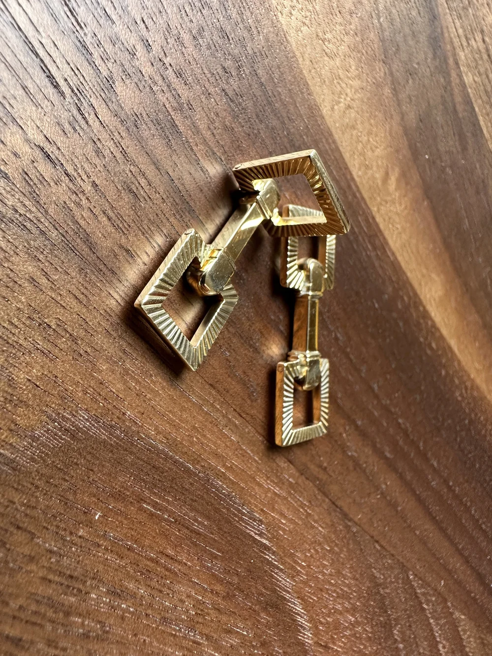 Boutons De Manchette Anciens Trianon - Or Jaune 18k Avec Perles, Occasion