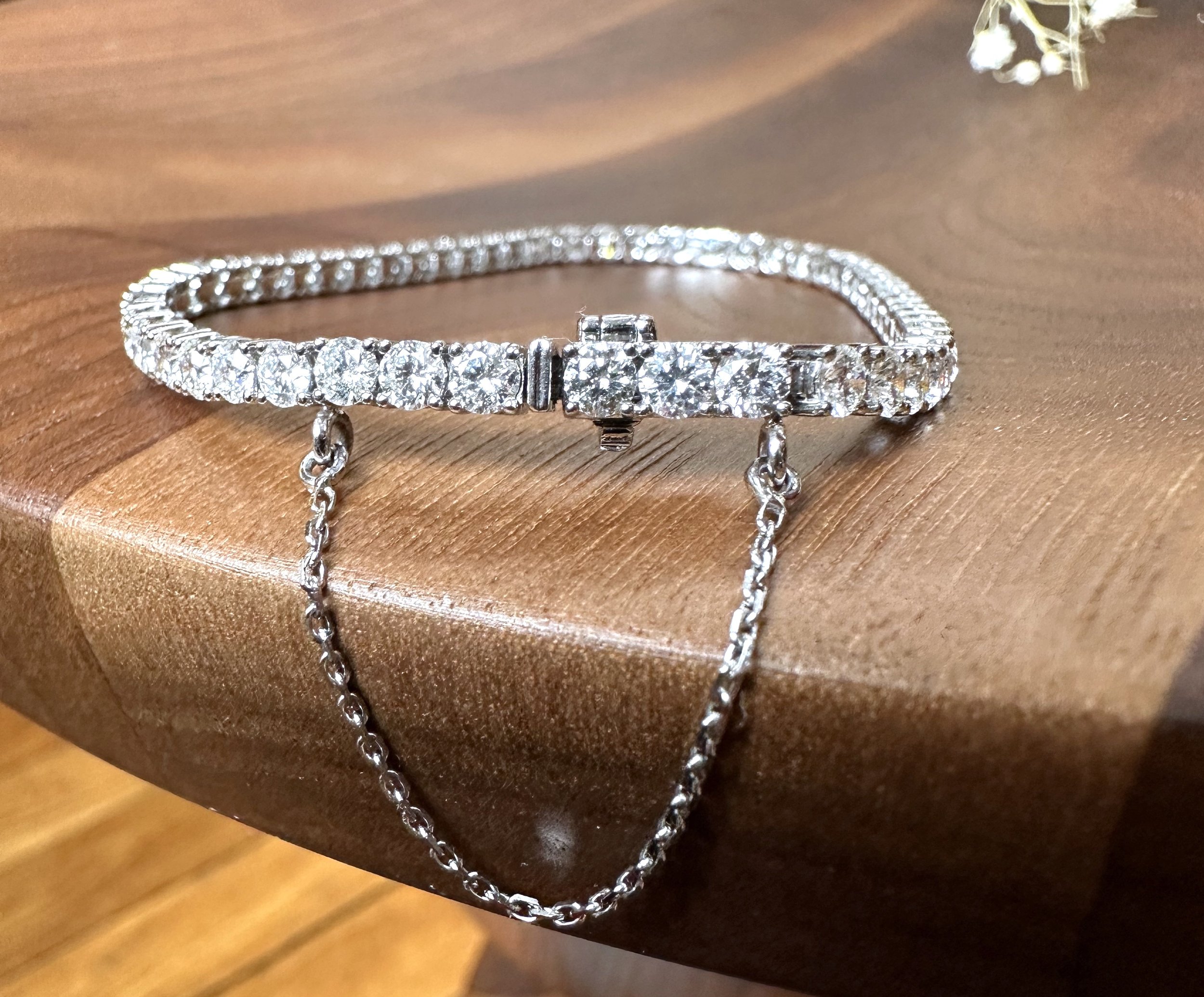 Jewelry Bracelets Bracelet Ligne Diamant Bracelet Gold And