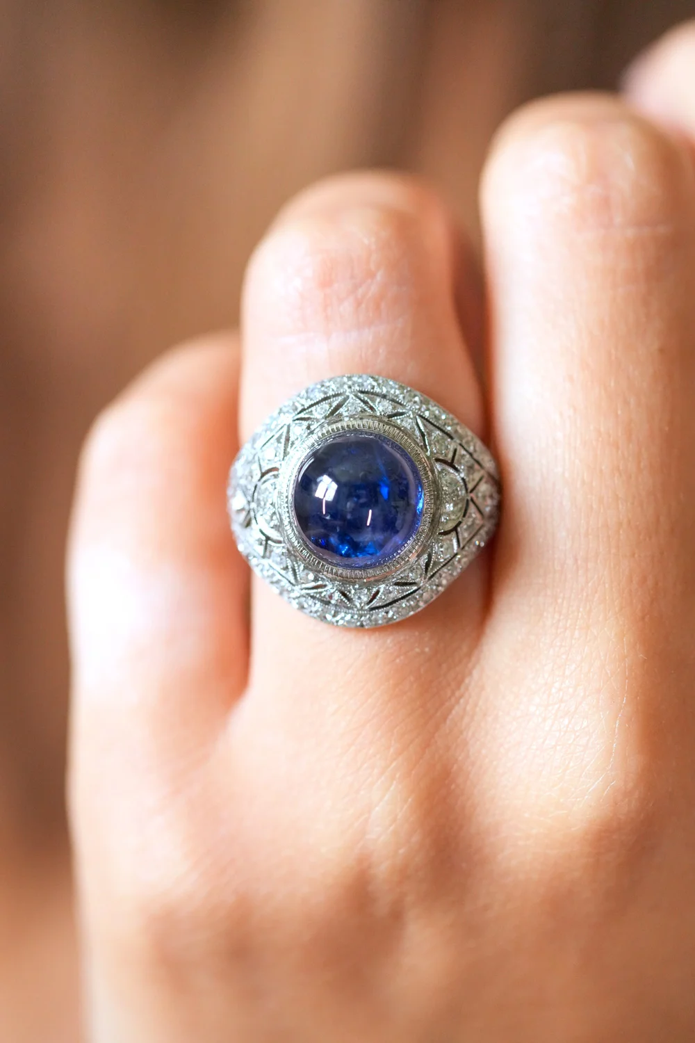 Superbe Bague 🖤 Argent S925 Style Vintage Zircone noire &Pierres Noires Femme Taille 62 - Montres & Bijoux