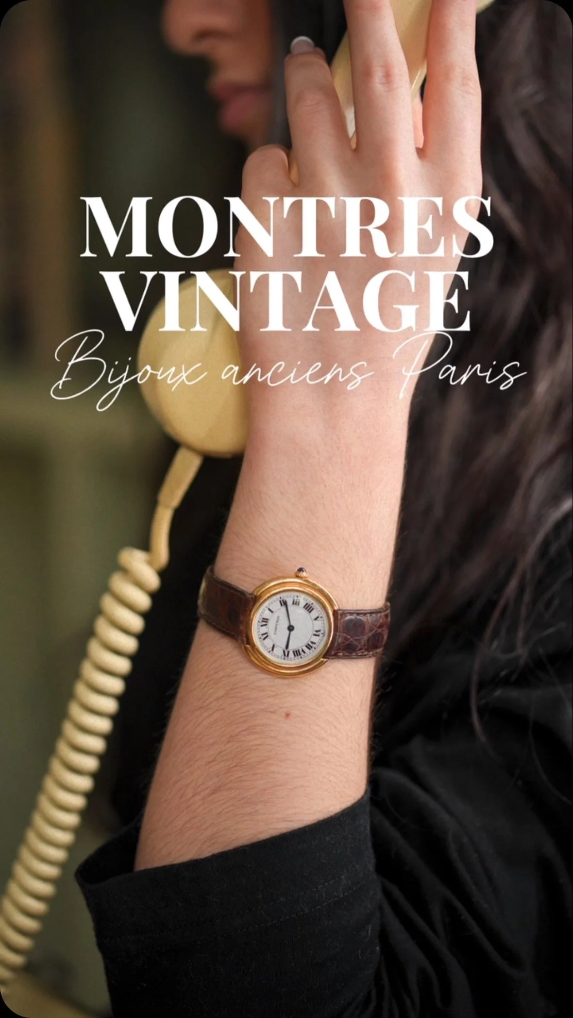 Montre Vintage Française Boimondau - Mécanique Manuelle, Cadran Marron, Style Militaire