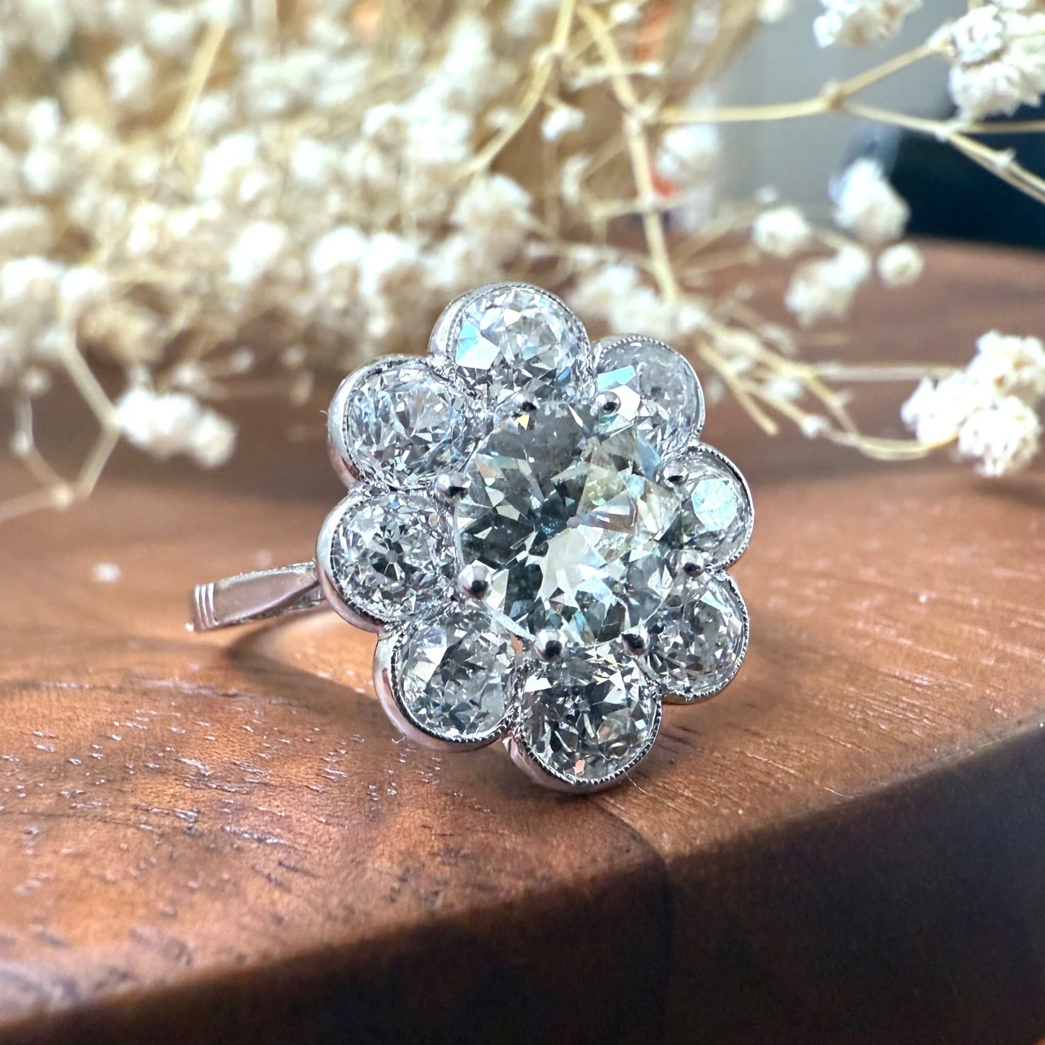 Bague Vintage Art Nouveau XIXe Siècle - Style Fantaisie, Bijou Ancien, Occasion