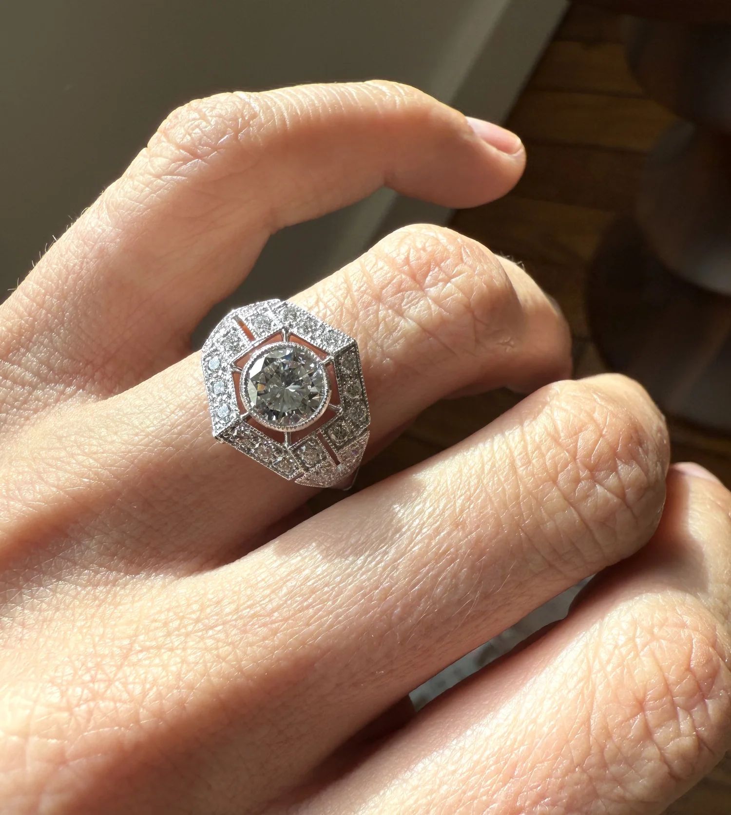 Bijoux Bague ancienne taille 60 (132-25/2-68