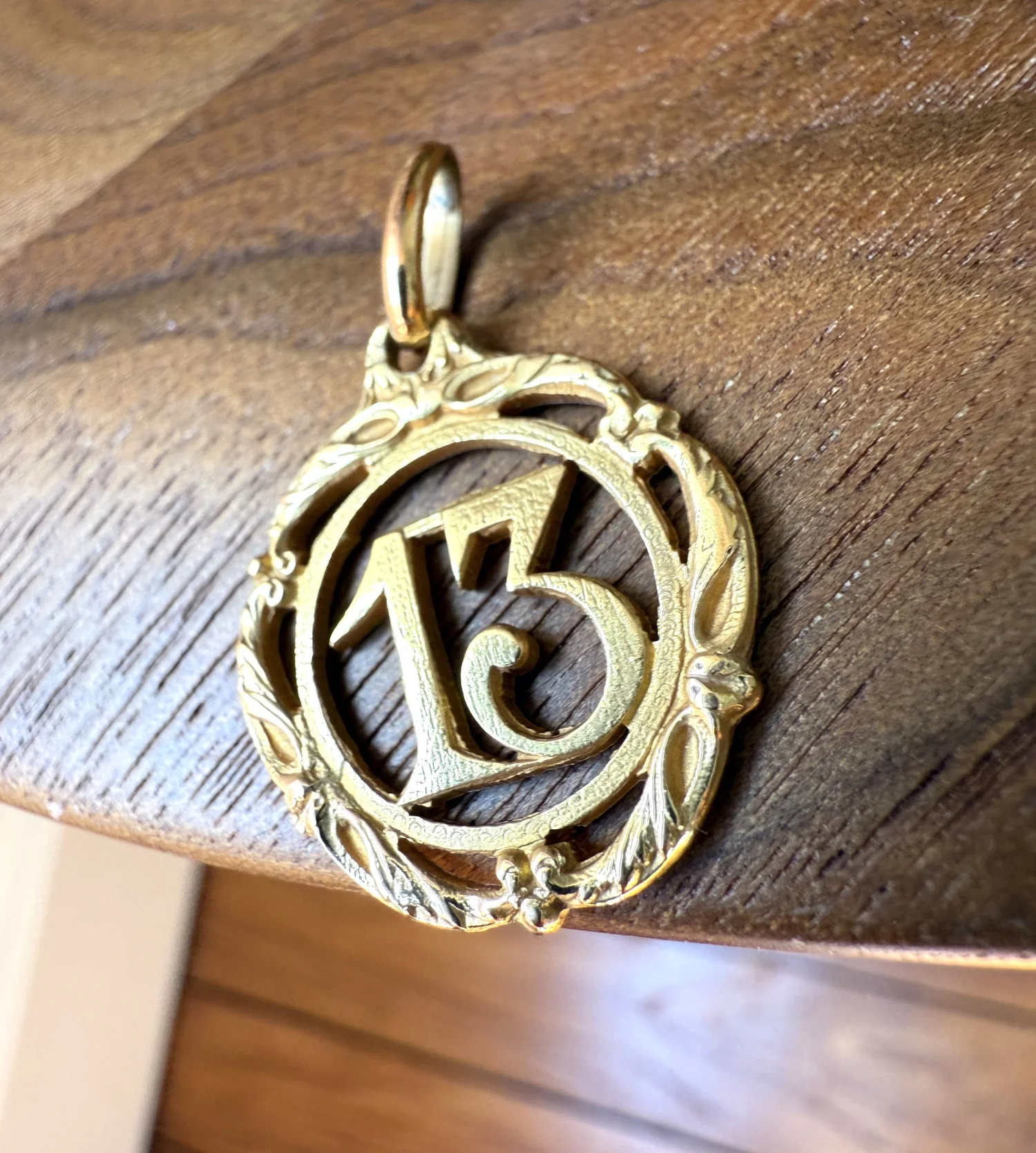 Pendentif Cœur En Argent • Numéro 13 Porte‑bonheur • Bijou Pendentif Cœur En Argent • Numéro 13 Porte‑bonheur • Bijou
