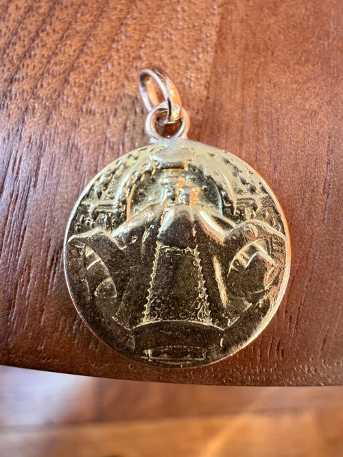 Medaille Ajouree Ovale En Argent/ Inscriptions Face-Avers/ Xx Siecle