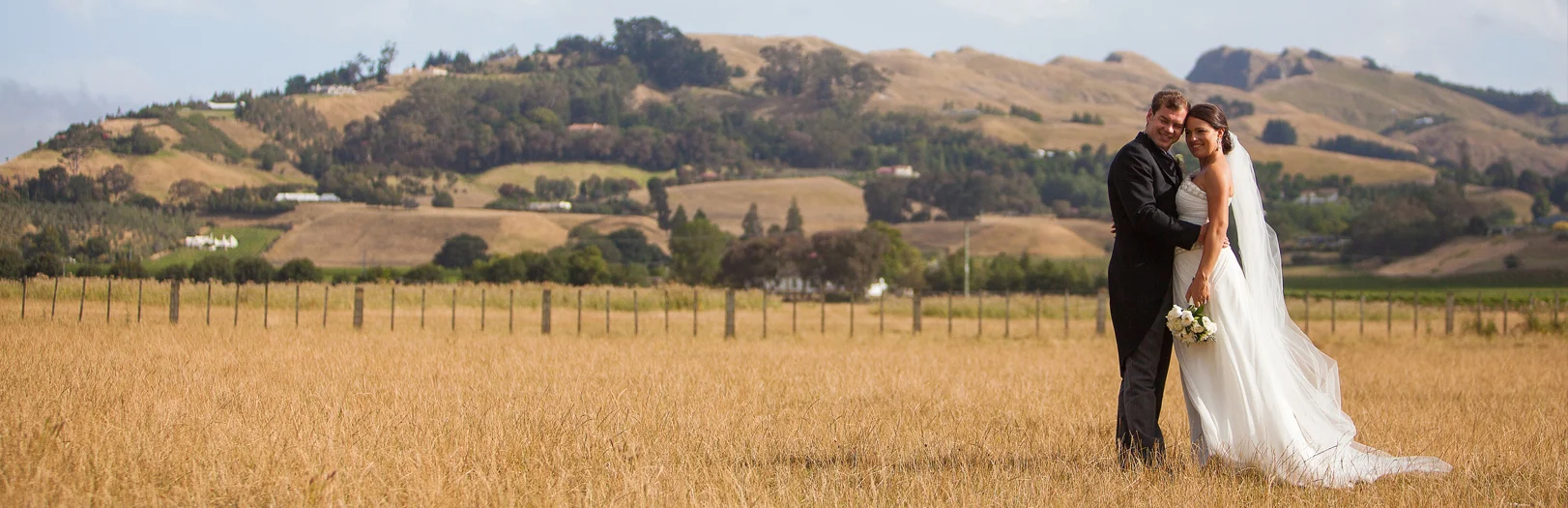 Rupert & Rachael  - Iona College & family home wedding, Hawke's Bay
