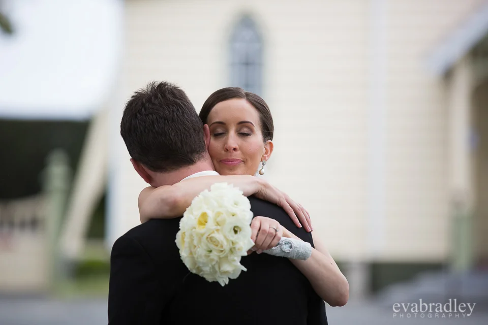 Wedding at The Old Church, Meeanee, Napier.